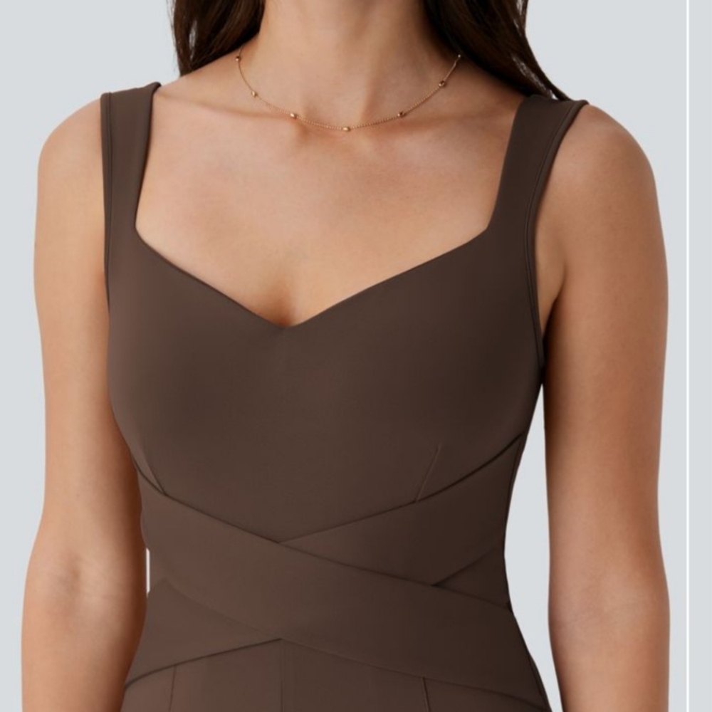 HALARA Chic Brown Jumpsuit - Picture 3 of 4